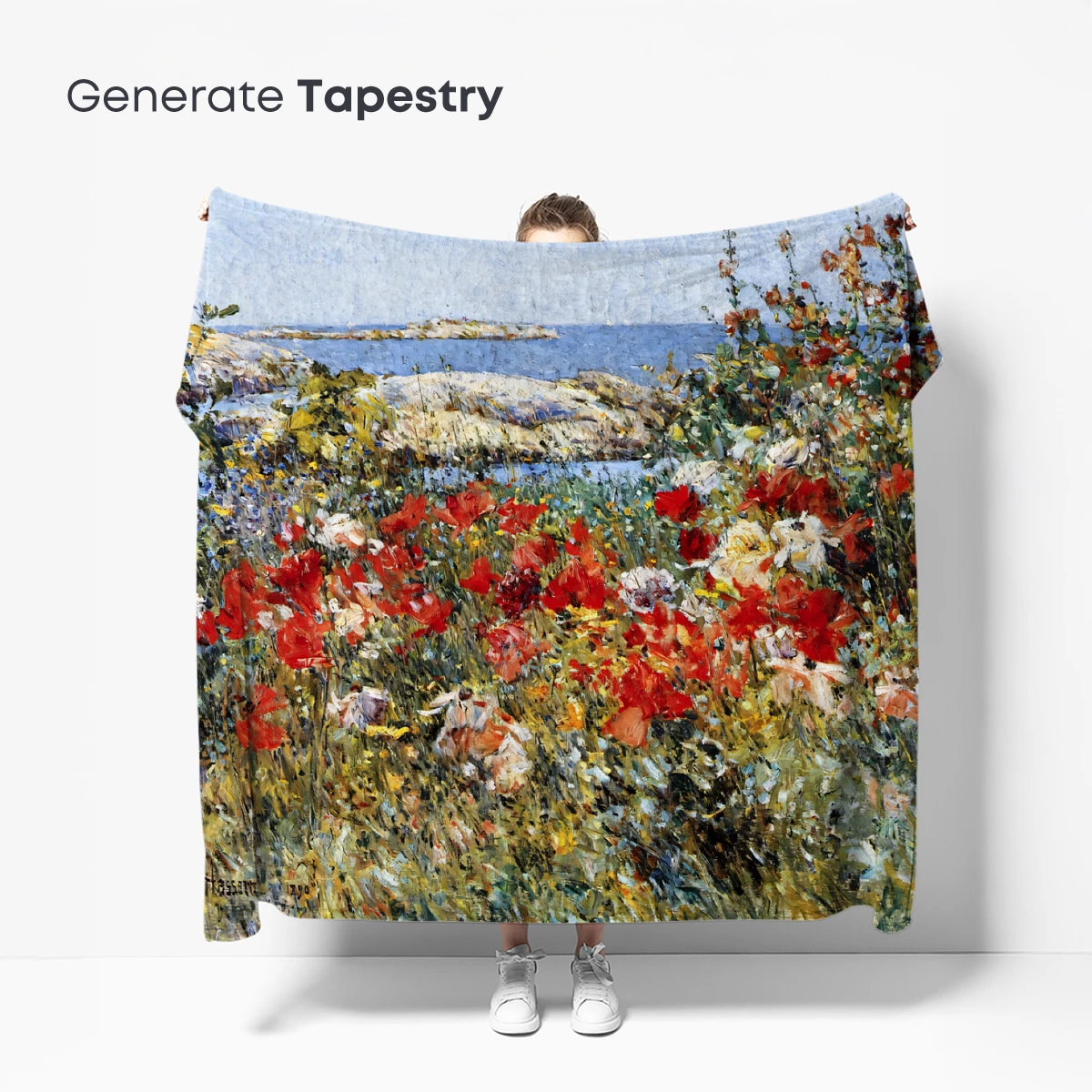 Impressionist Floral Symphony by the Sea - Image 5