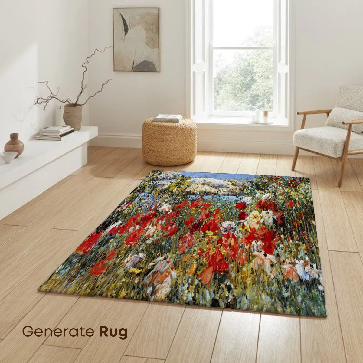 Impressionist Floral Symphony by the Sea - Image 6