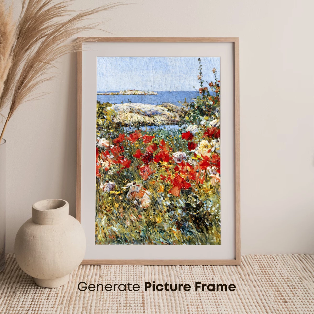 Impressionist Floral Symphony by the Sea - Image 7
