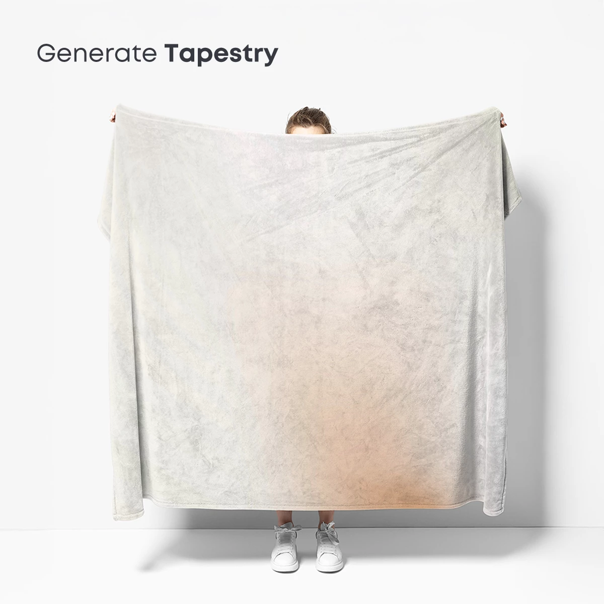 Ethereal Mist Veil: Soft Abstraction in Peach Tones - Image 5