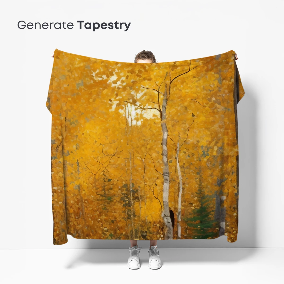 Golden Autumn Symphony: Birch Trees in Vibrant Fall Foliage - Image 5