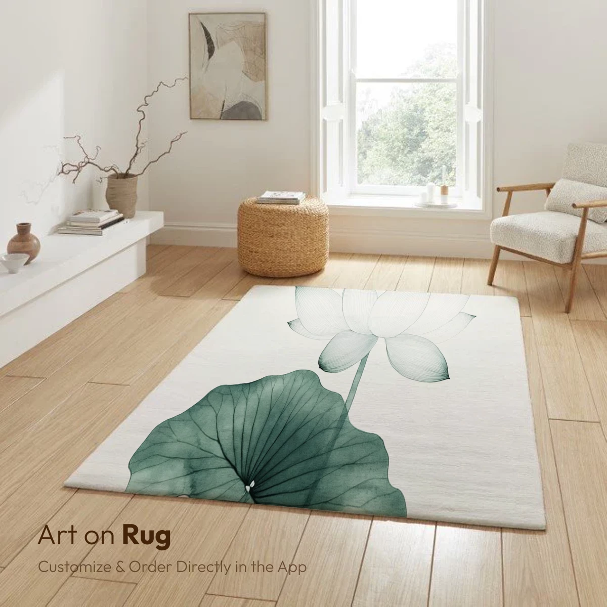 Ethereal Lotus: Zen Watercolor Harmony - Image 6