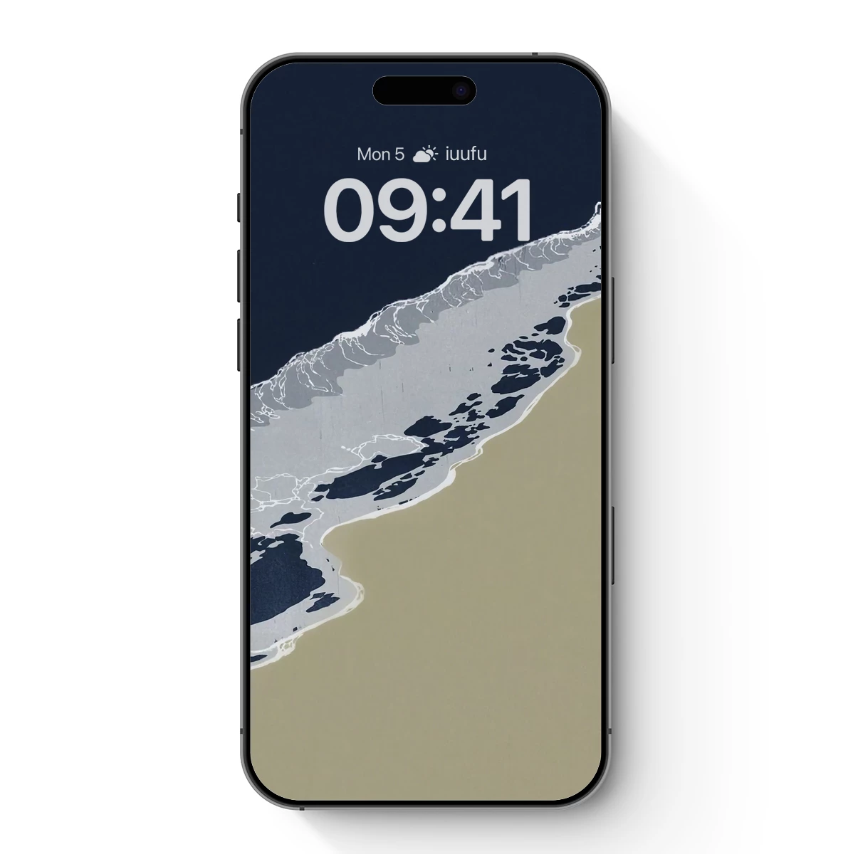 Coastal Serenity: Abstract Shoreline Art