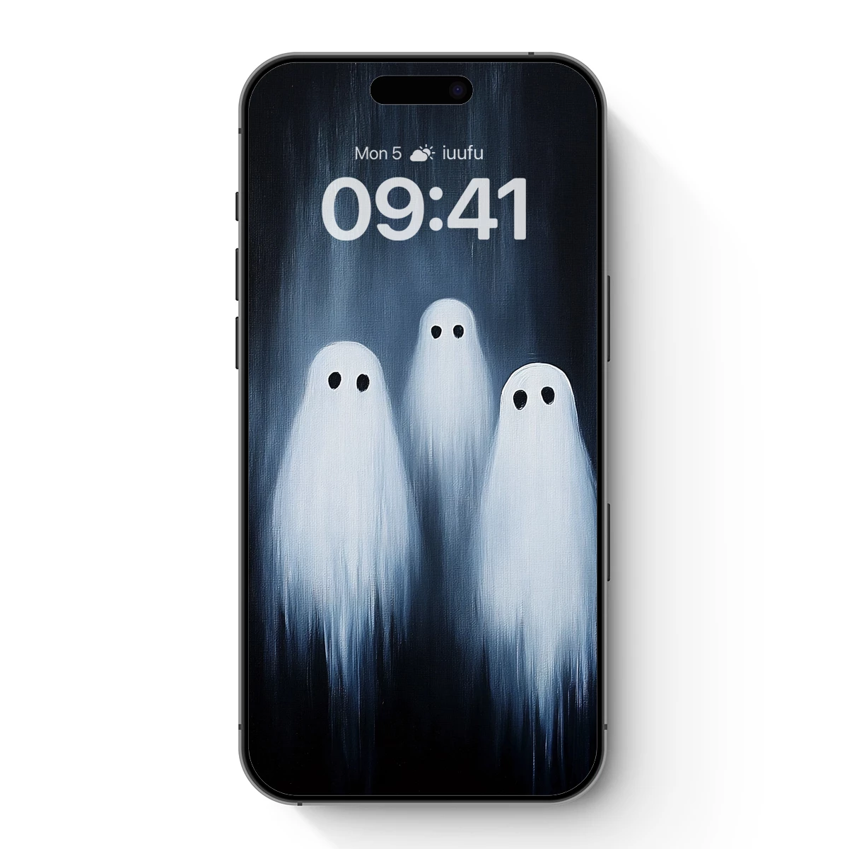 Ethereal Trio: Ghostly Spirits in Midnight Mist