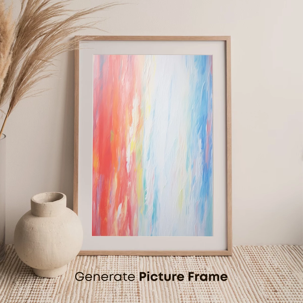 Abstract Symphony in Pastel Hues - Image 7