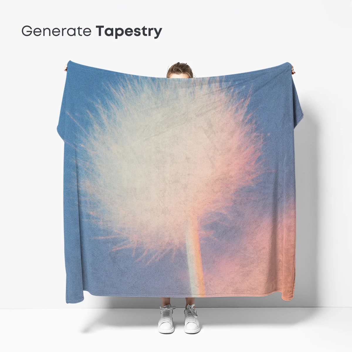 Cotton Candy Cloud: Ethereal Fluff Against Gradient Skies - Image 5