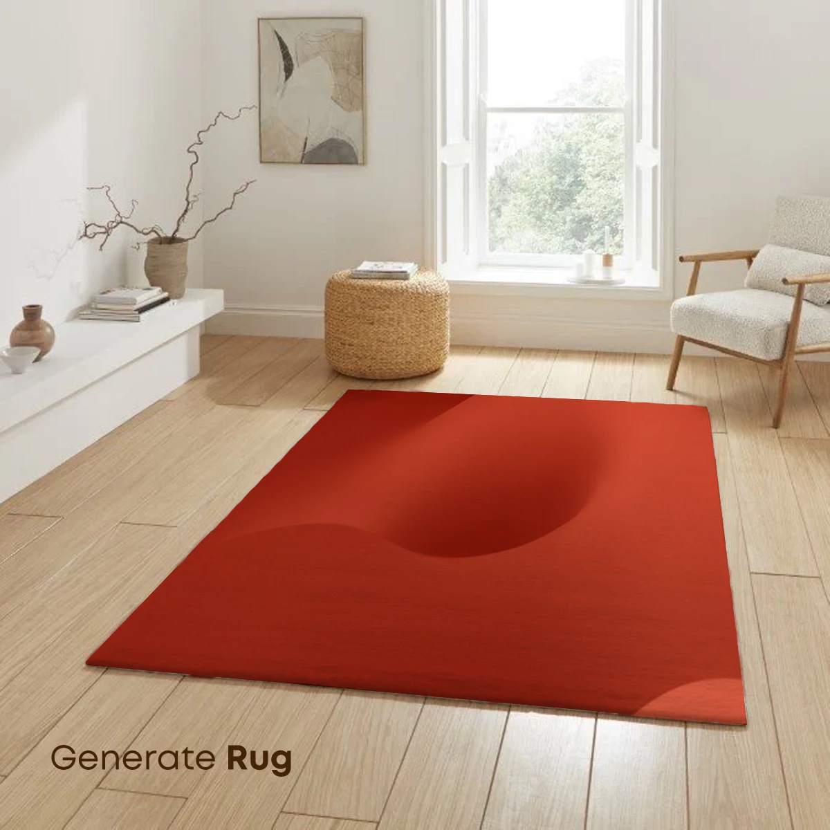 Crimson Dunes: Abstract Fluidity in Scarlet - Image 6