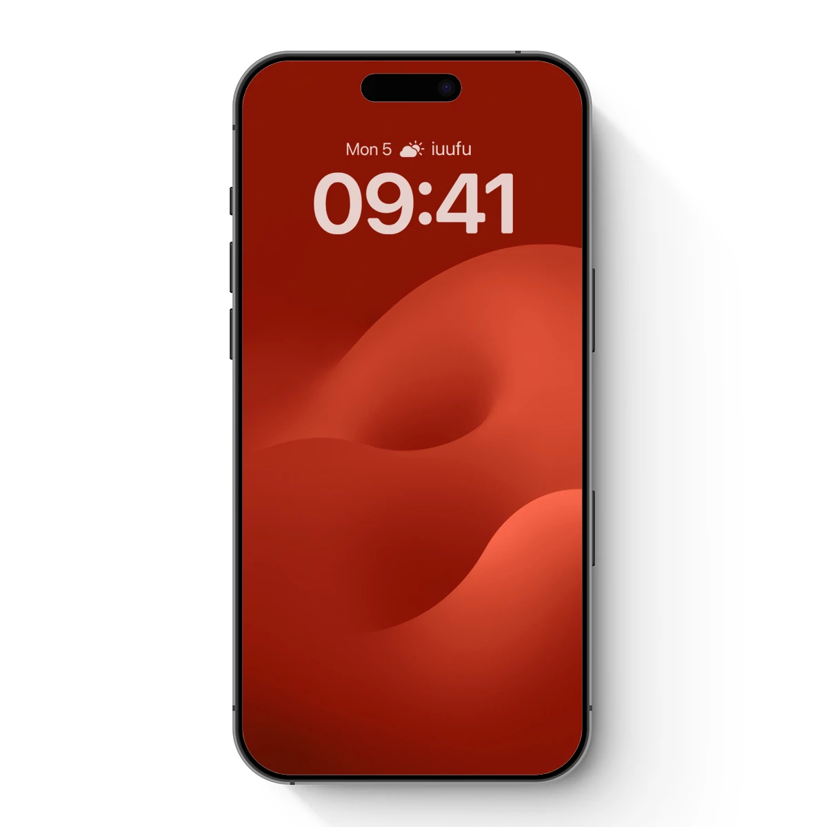 Crimson Dunes: Abstract Fluidity in Scarlet