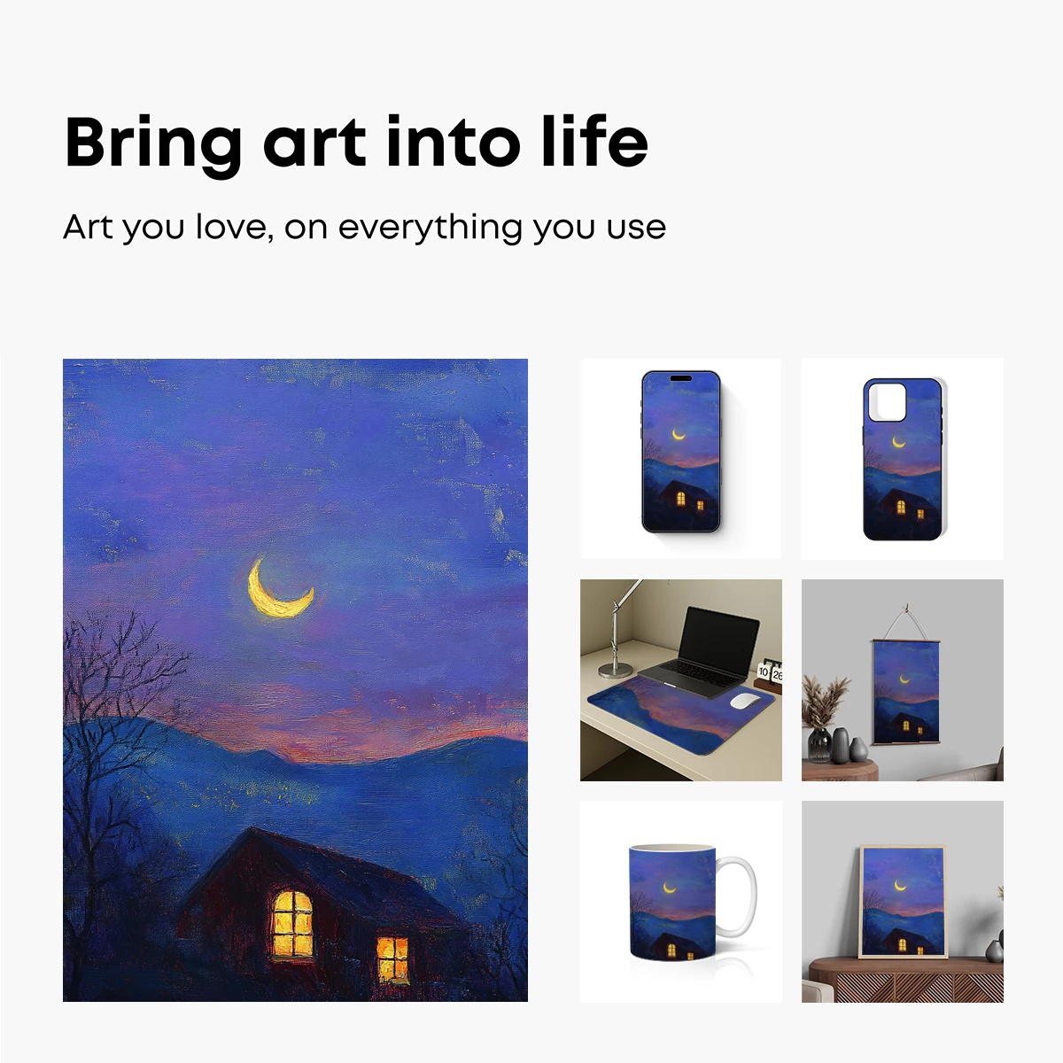 Crescent Moon Cabin Glow - Image 2