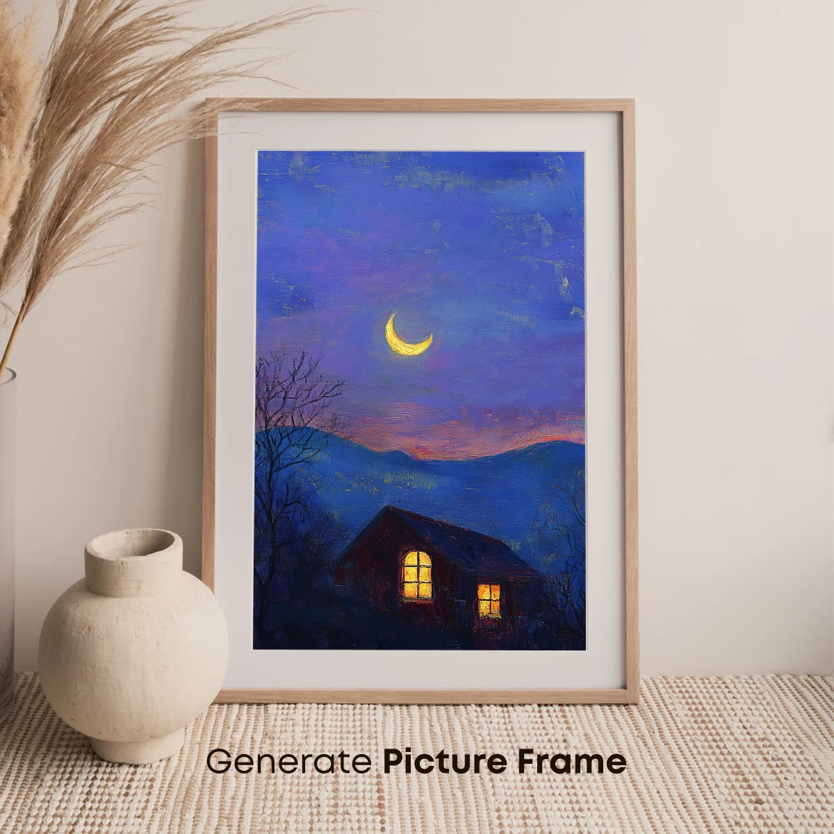 Crescent Moon Cabin Glow - Image 7