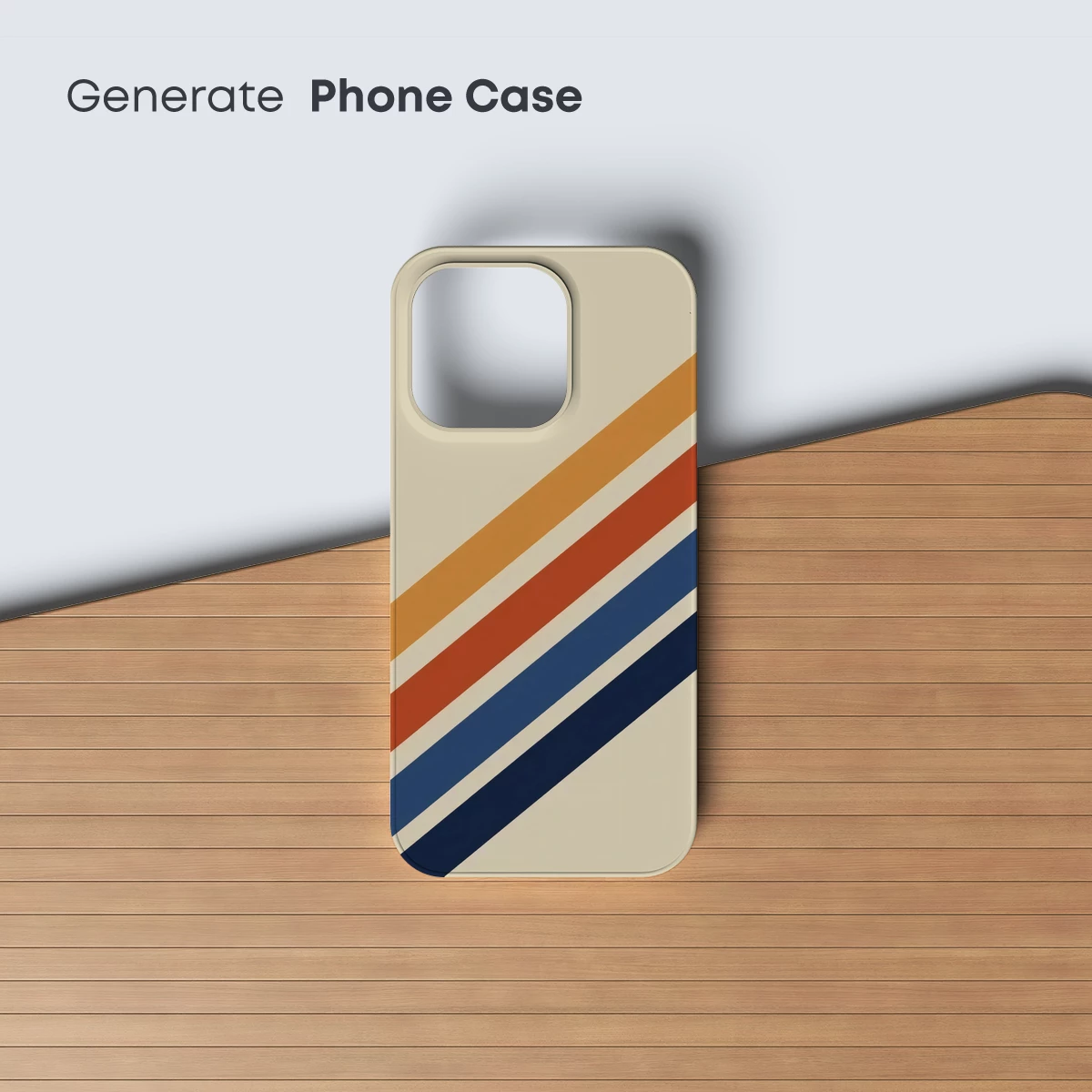 Diagonal Stripes in Warm Tones - Image 3