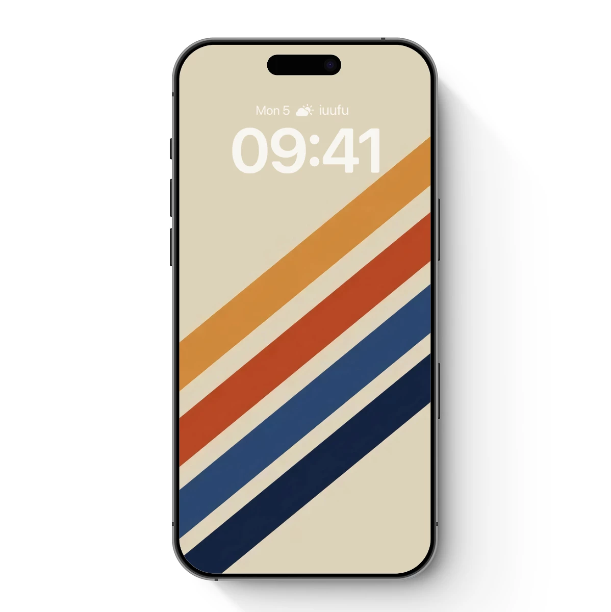 Diagonal Stripes in Warm Tones