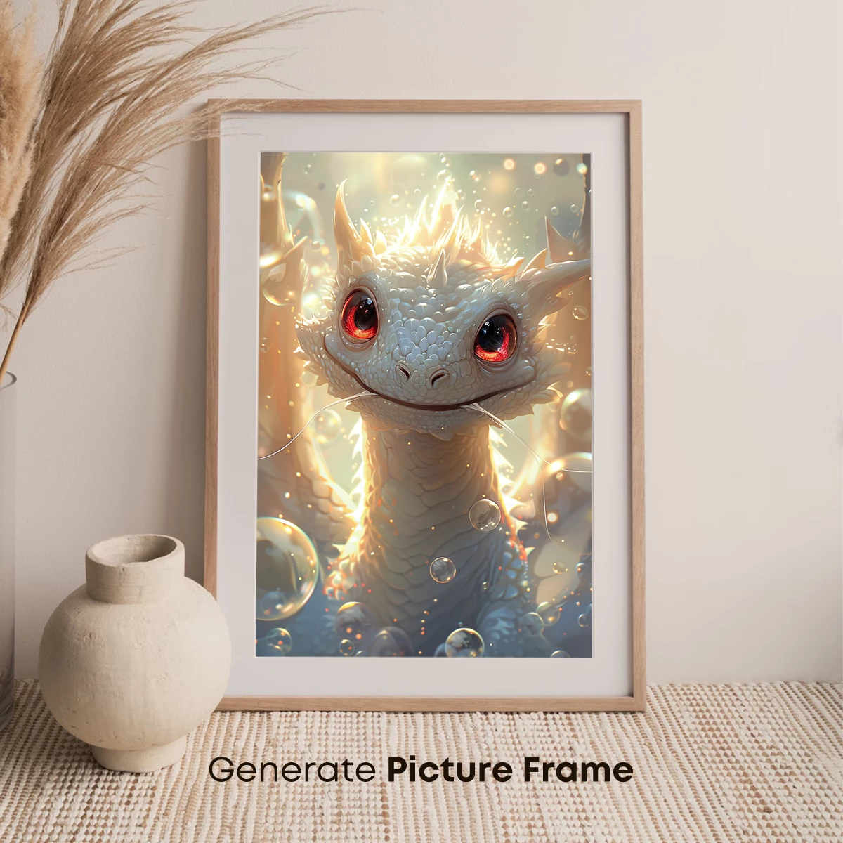 Enchanted Dragon in Bubbly Light - Image 7