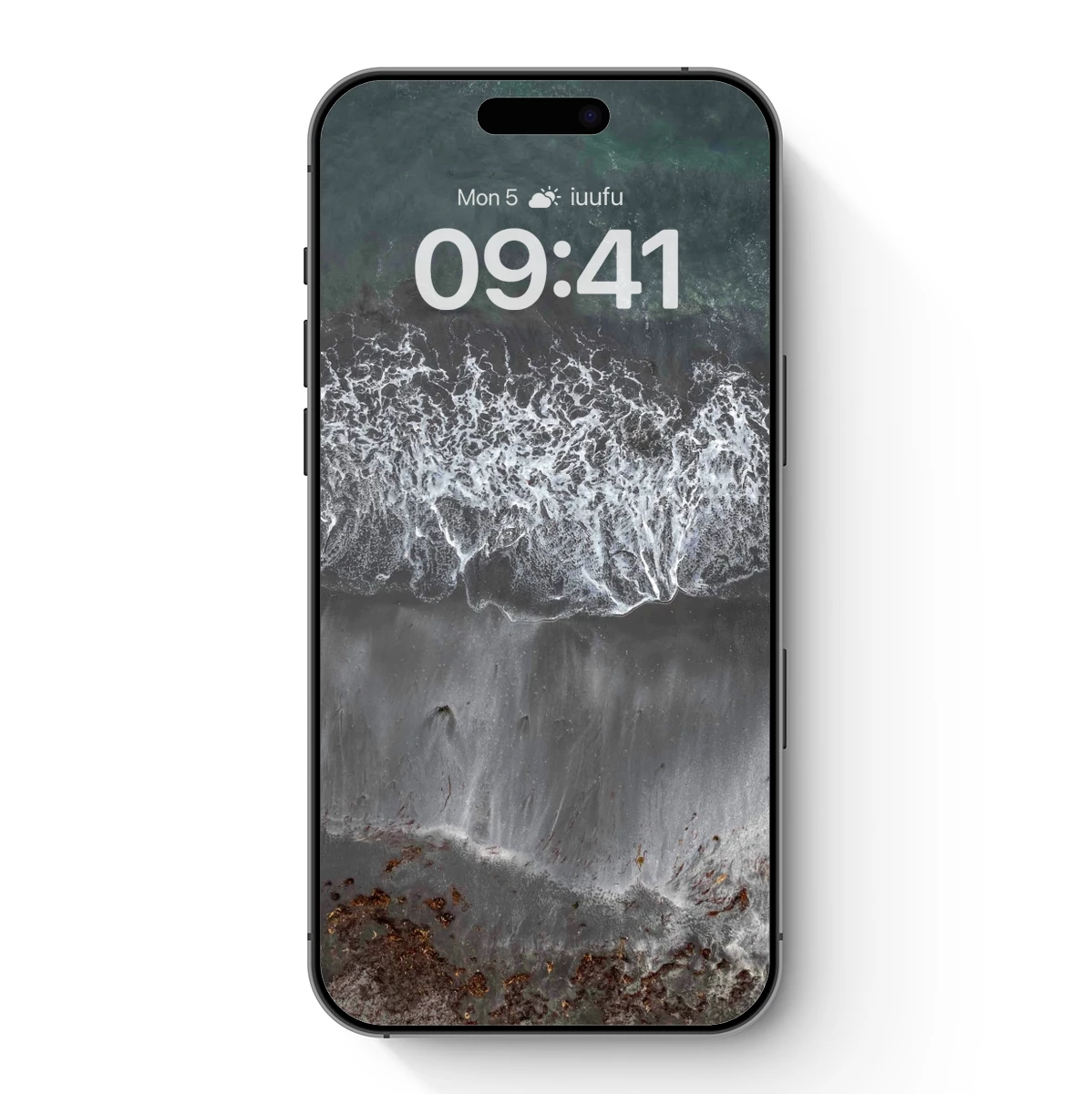 Aerial Symphony of Waves and Sand