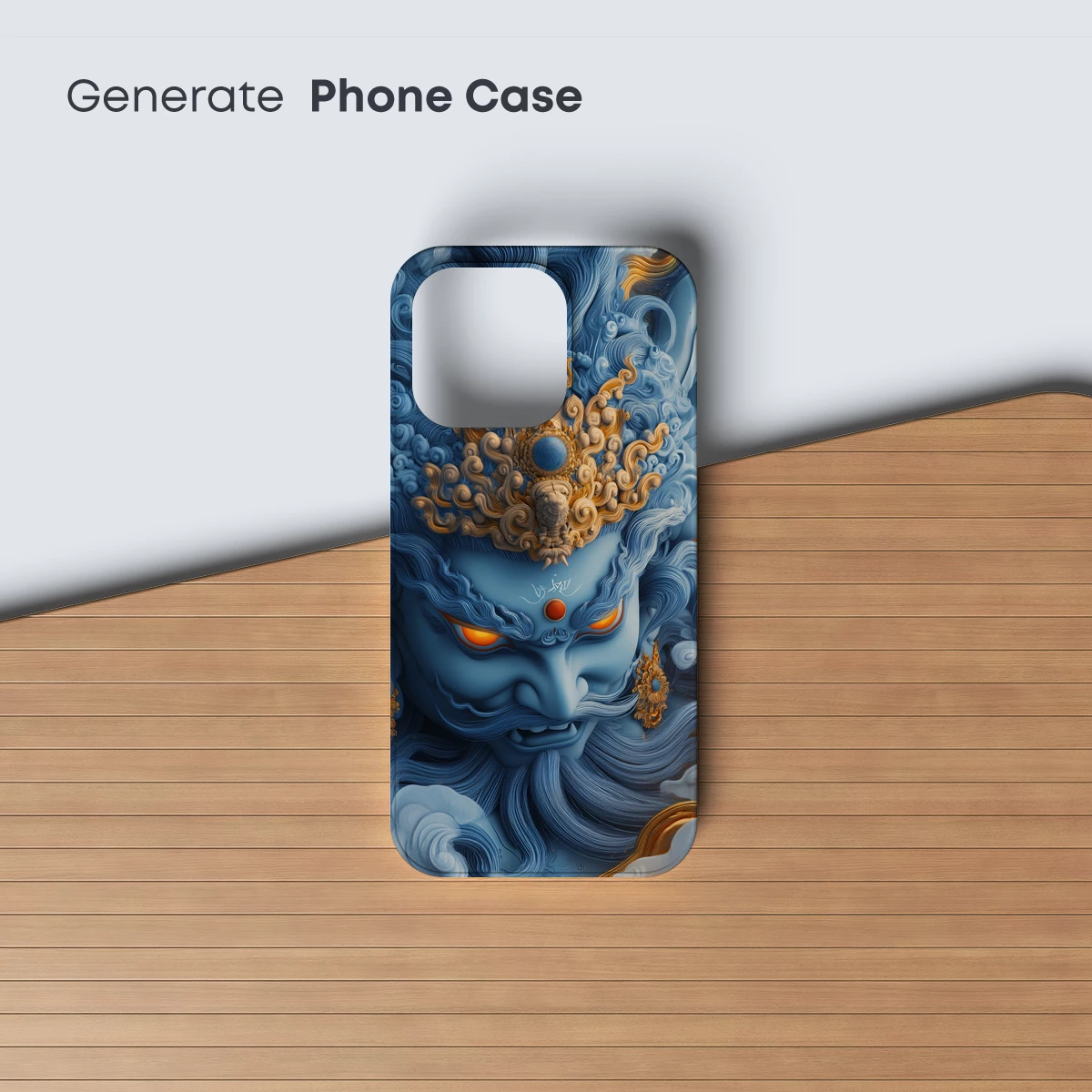 Divine Blue Guardian: Mythic Artistry - Image 3