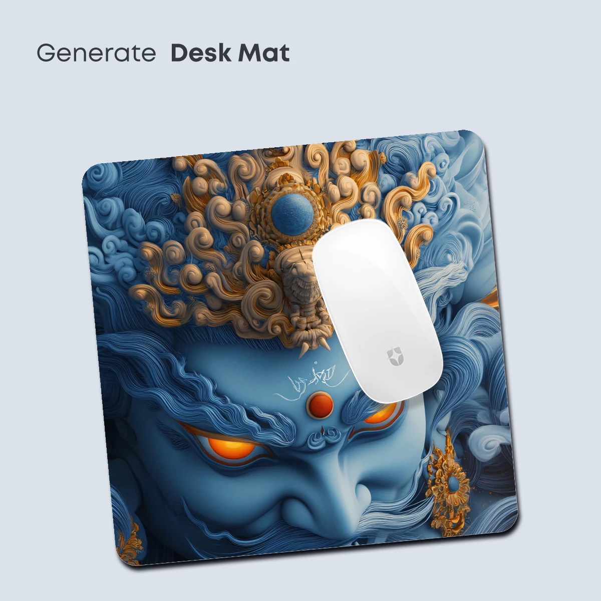 Divine Blue Guardian: Mythic Artistry - Image 4