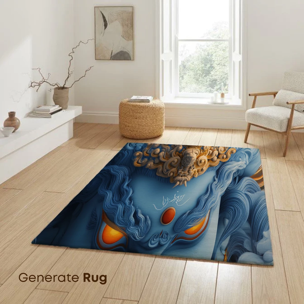 Divine Blue Guardian: Mythic Artistry - Image 6
