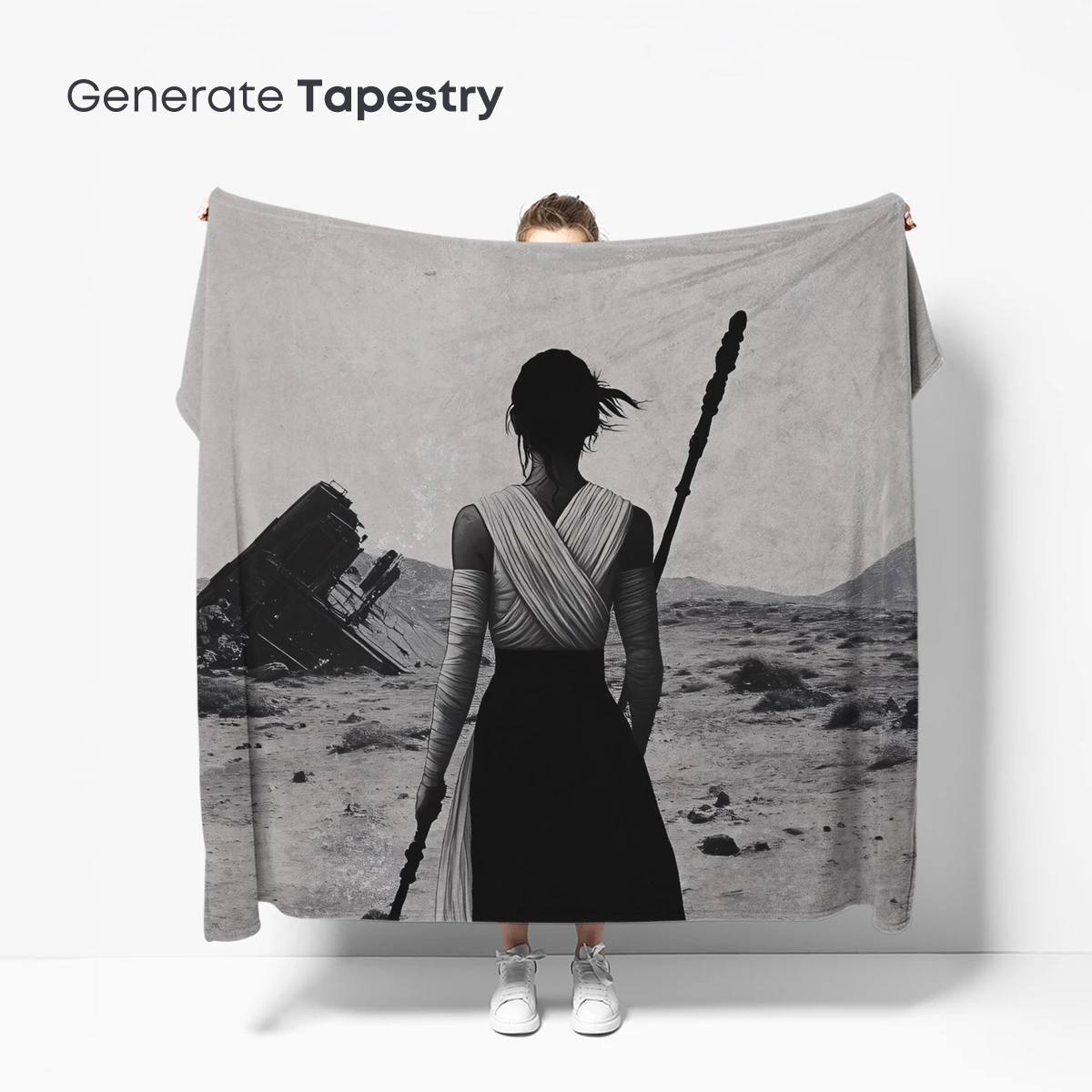 Desert Wanderer: Solitude and Strength - Image 5