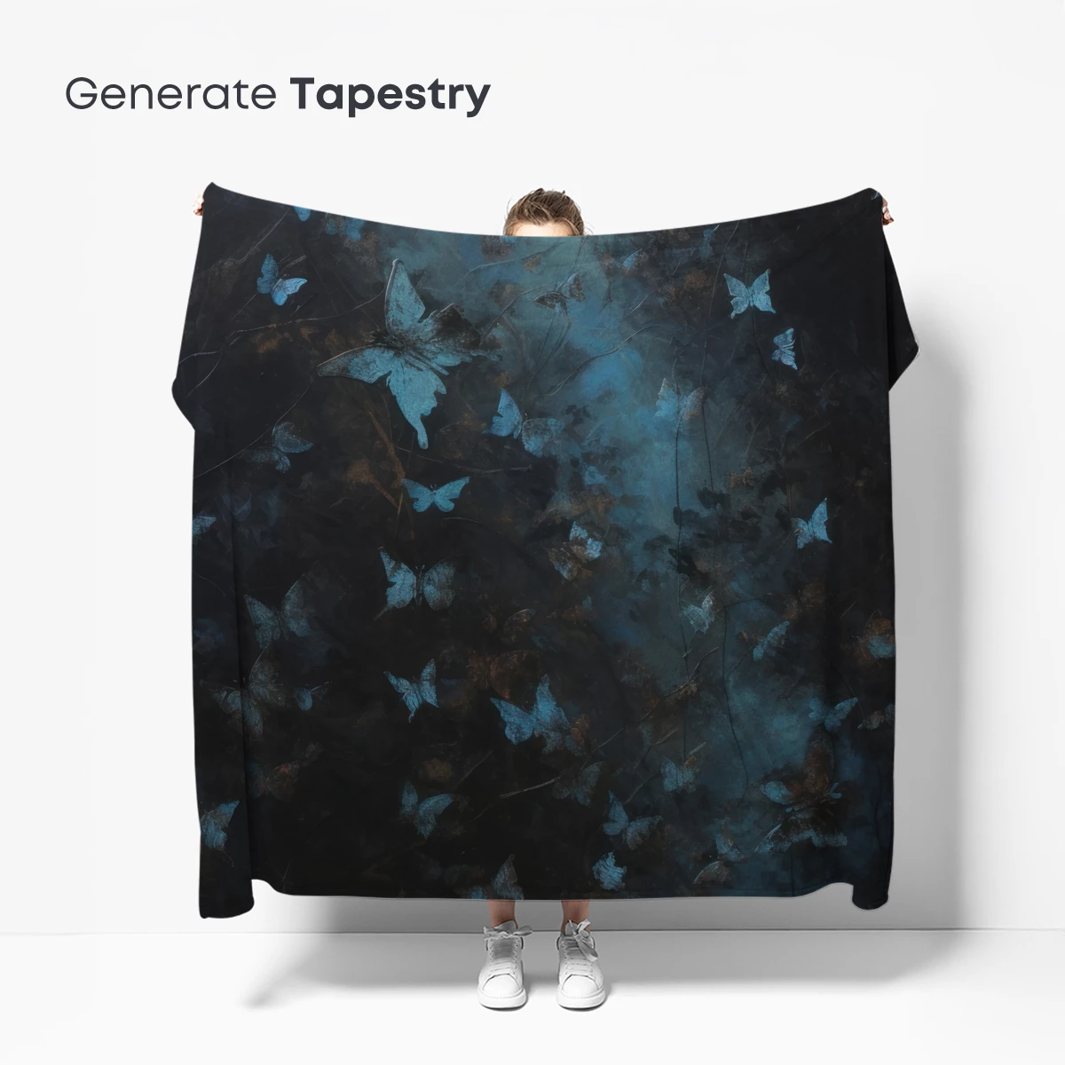 Ethereal Butterfly Swarm in Twilight Mist - Image 5