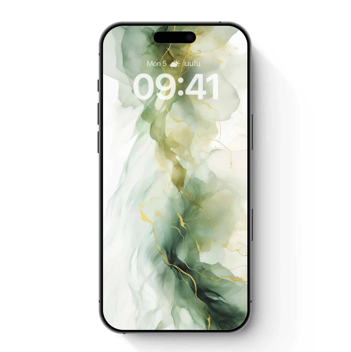 Ethereal Ink Dance: Golden Threads in Mist