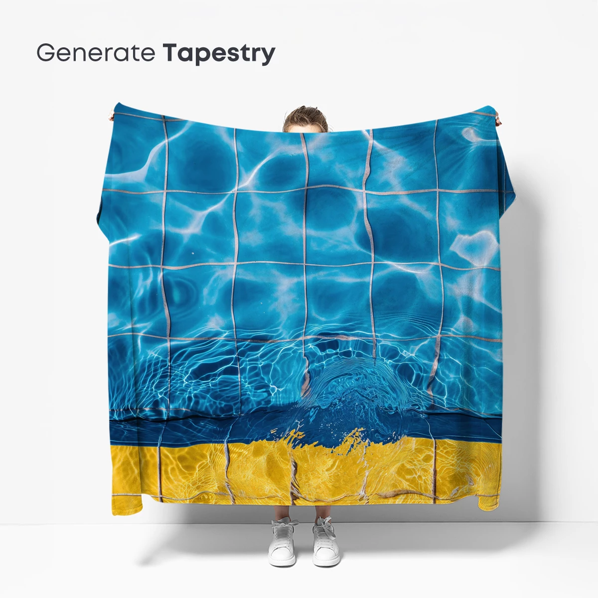 Blue and Gold Ripple Symphony - Image 5