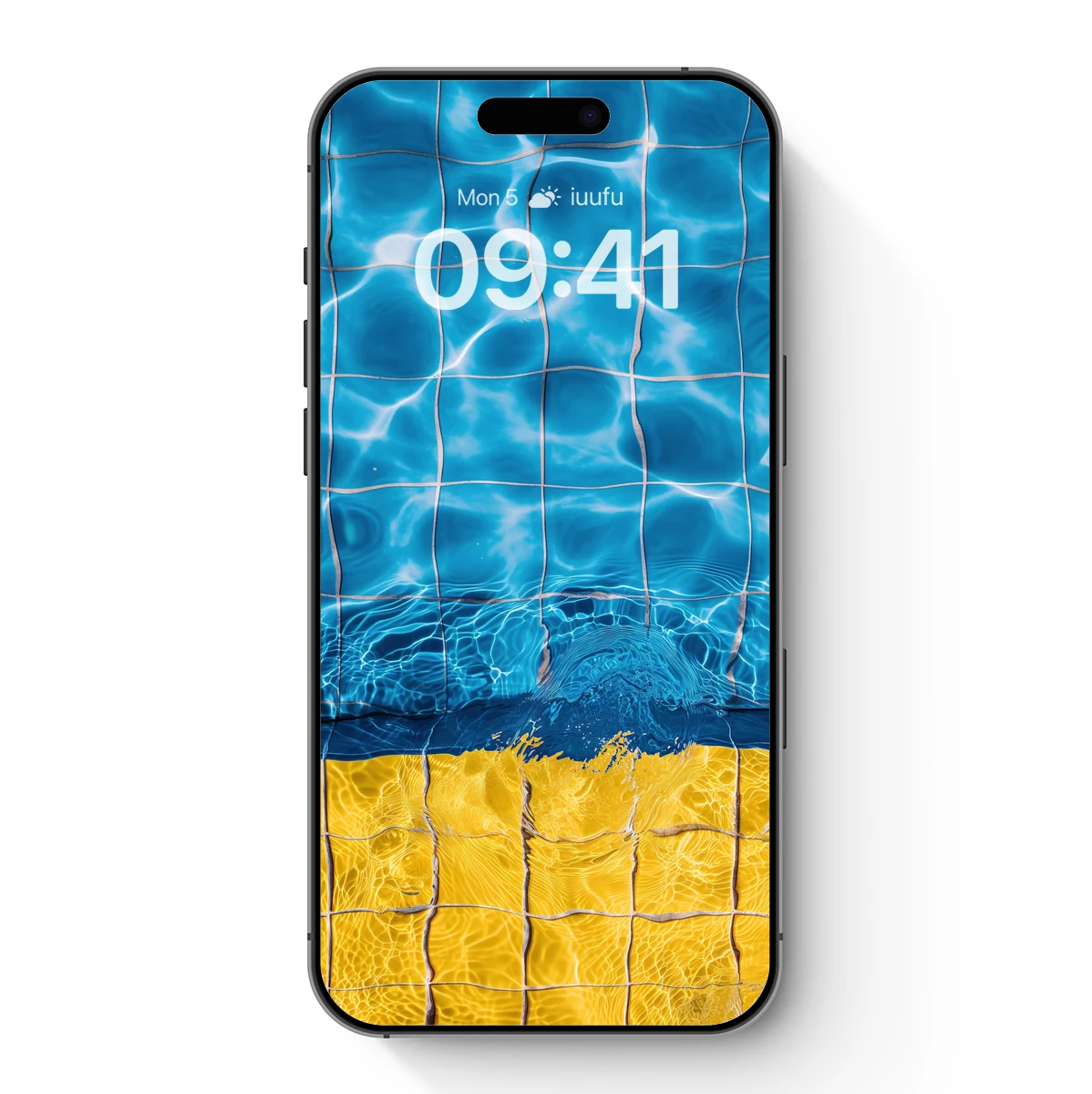 Blue and Gold Ripple Symphony