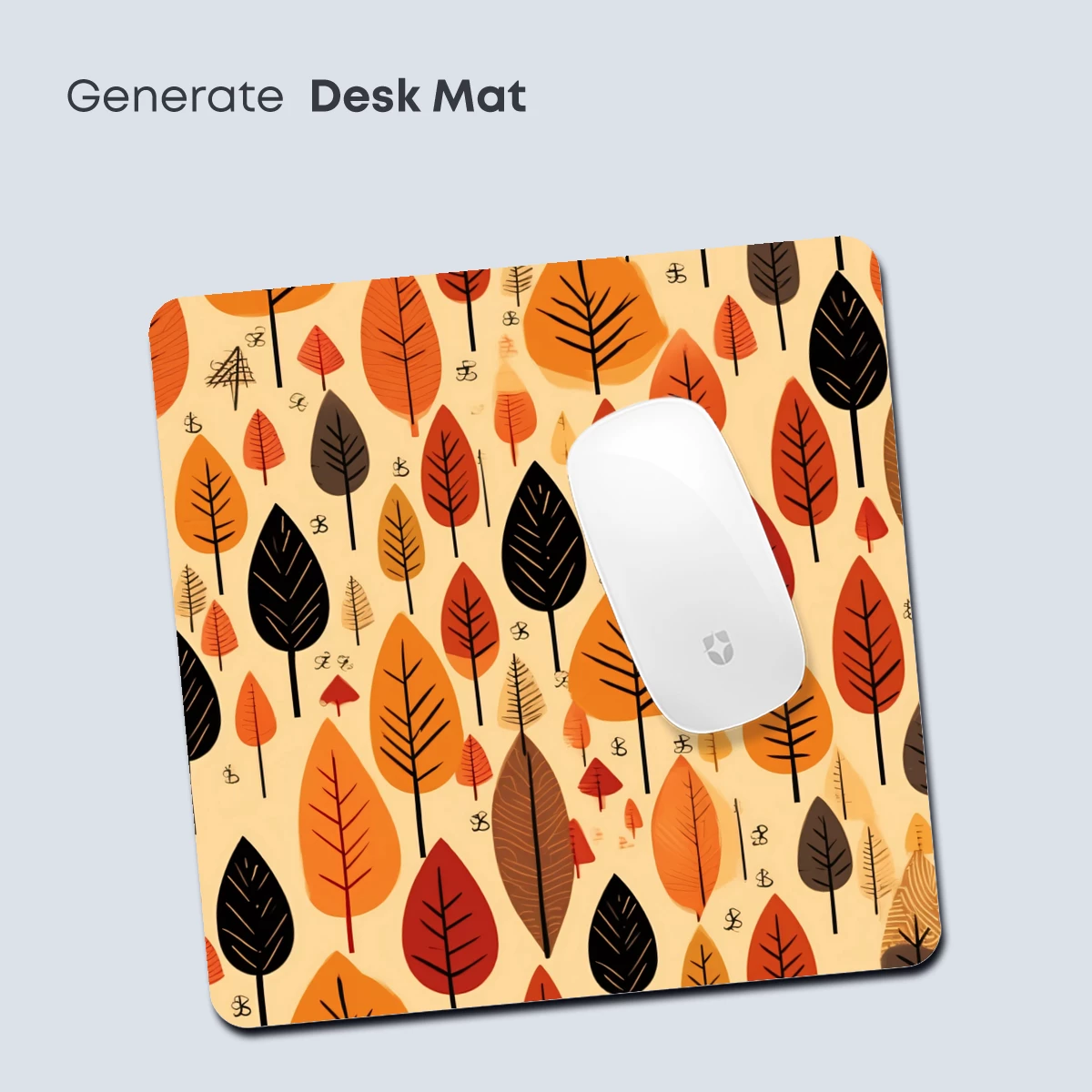 Autumnal Forest Canopy: A Modern Leafy Tapestry - Image 4