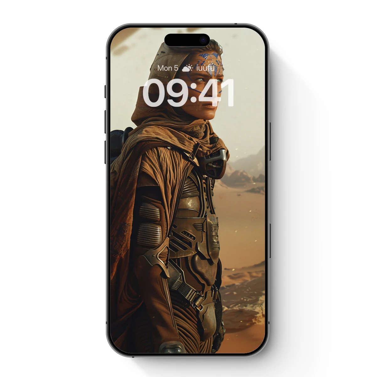 Desert Nomad in Futuristic Armor