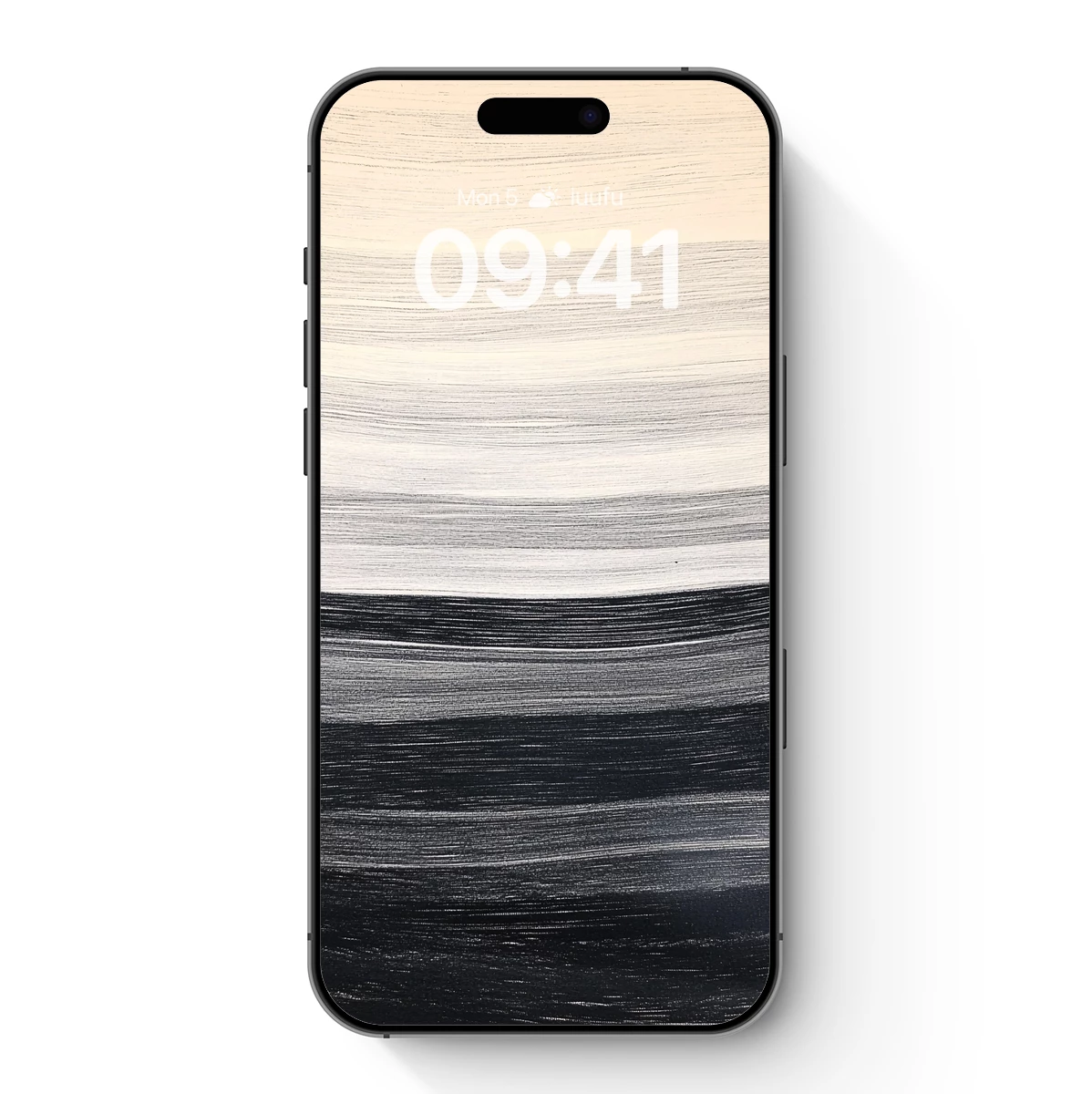 Monochrome Brushstroke Symphony
