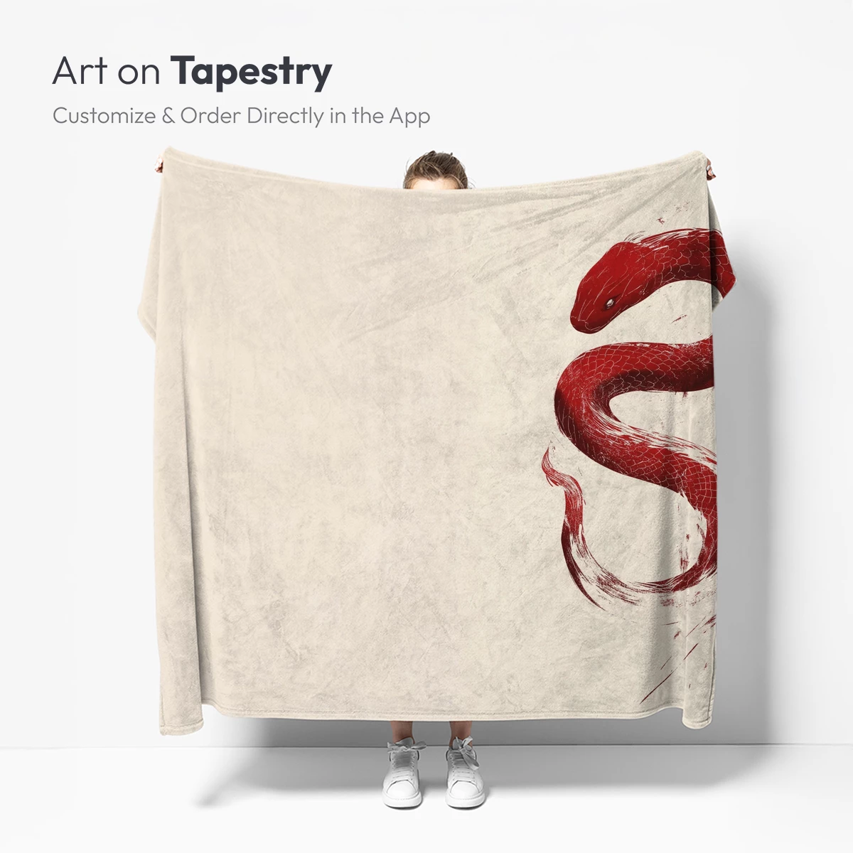 Crimson Serpent: Elegance in Coiled Form - Image 5