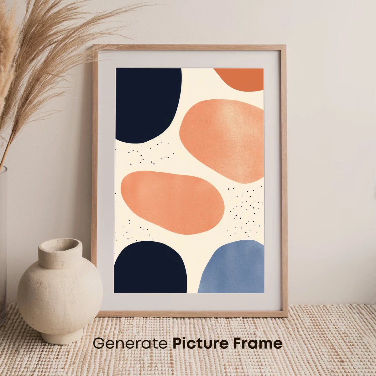 Abstract Blob Harmony: Modern Minimalist Palette - Image 7