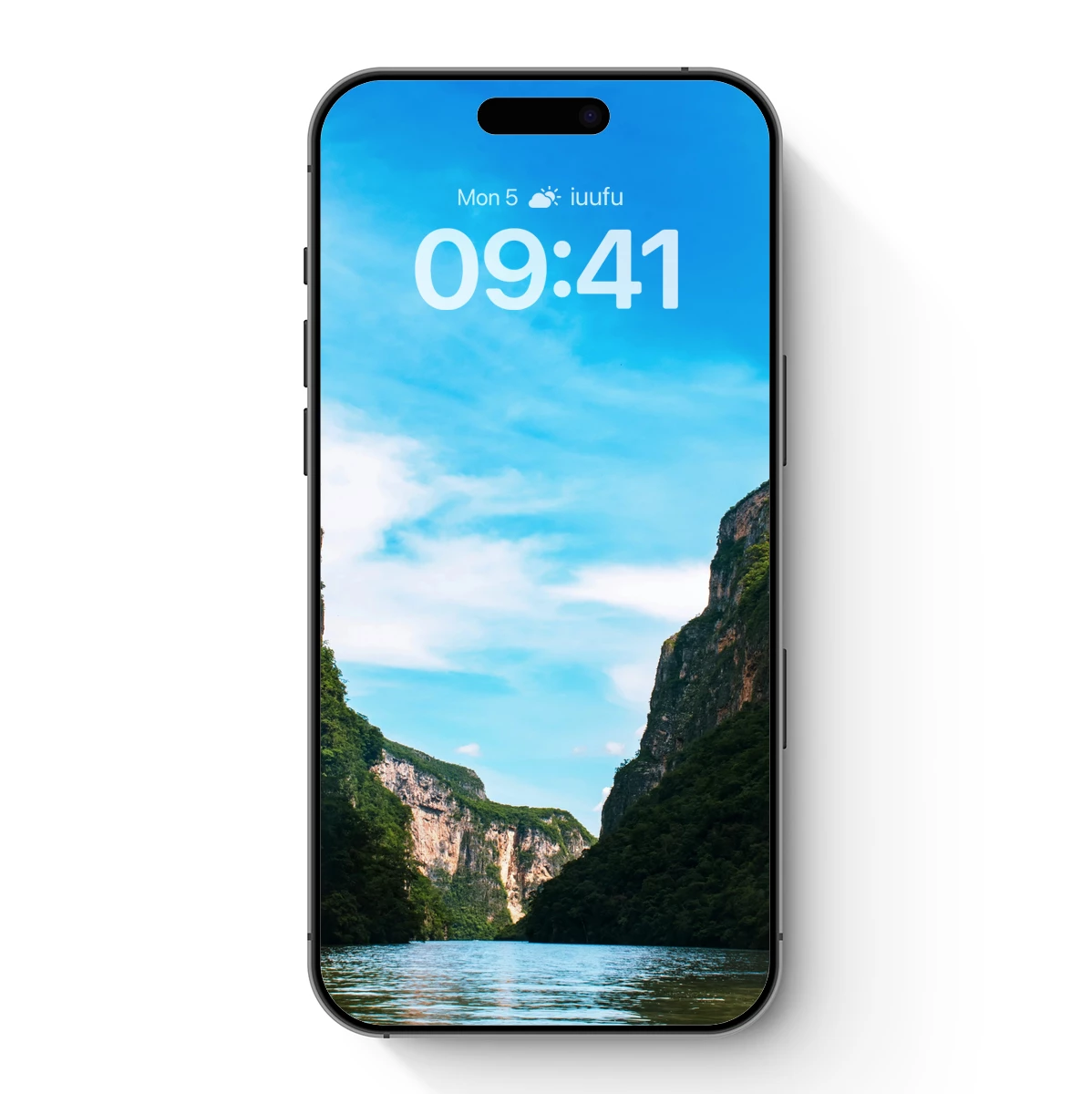 Canyon Majesty: Nature's Blue Sky Embrace