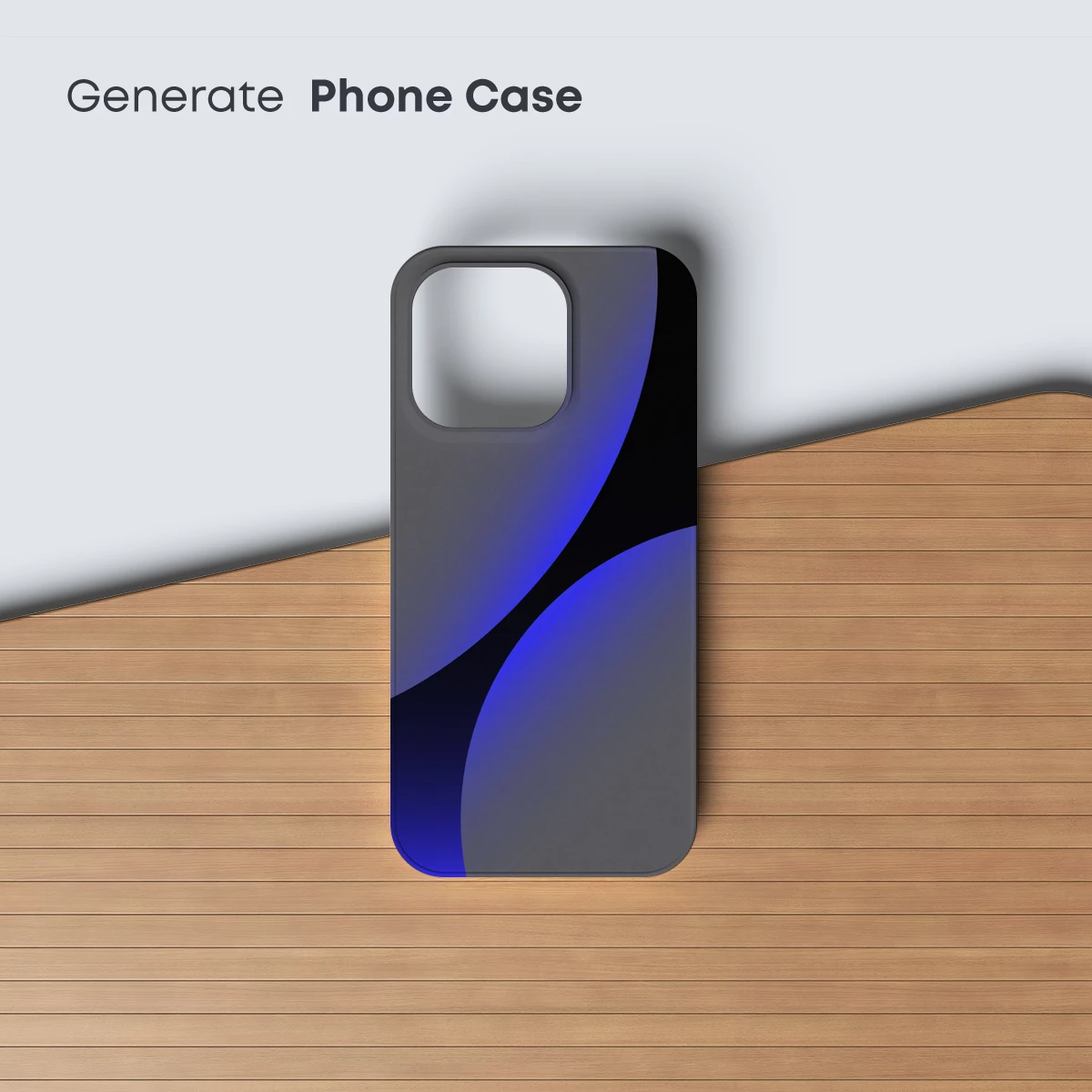 Eclipse of Serenity: Gradient Blues in Abstract Harmony - Image 3
