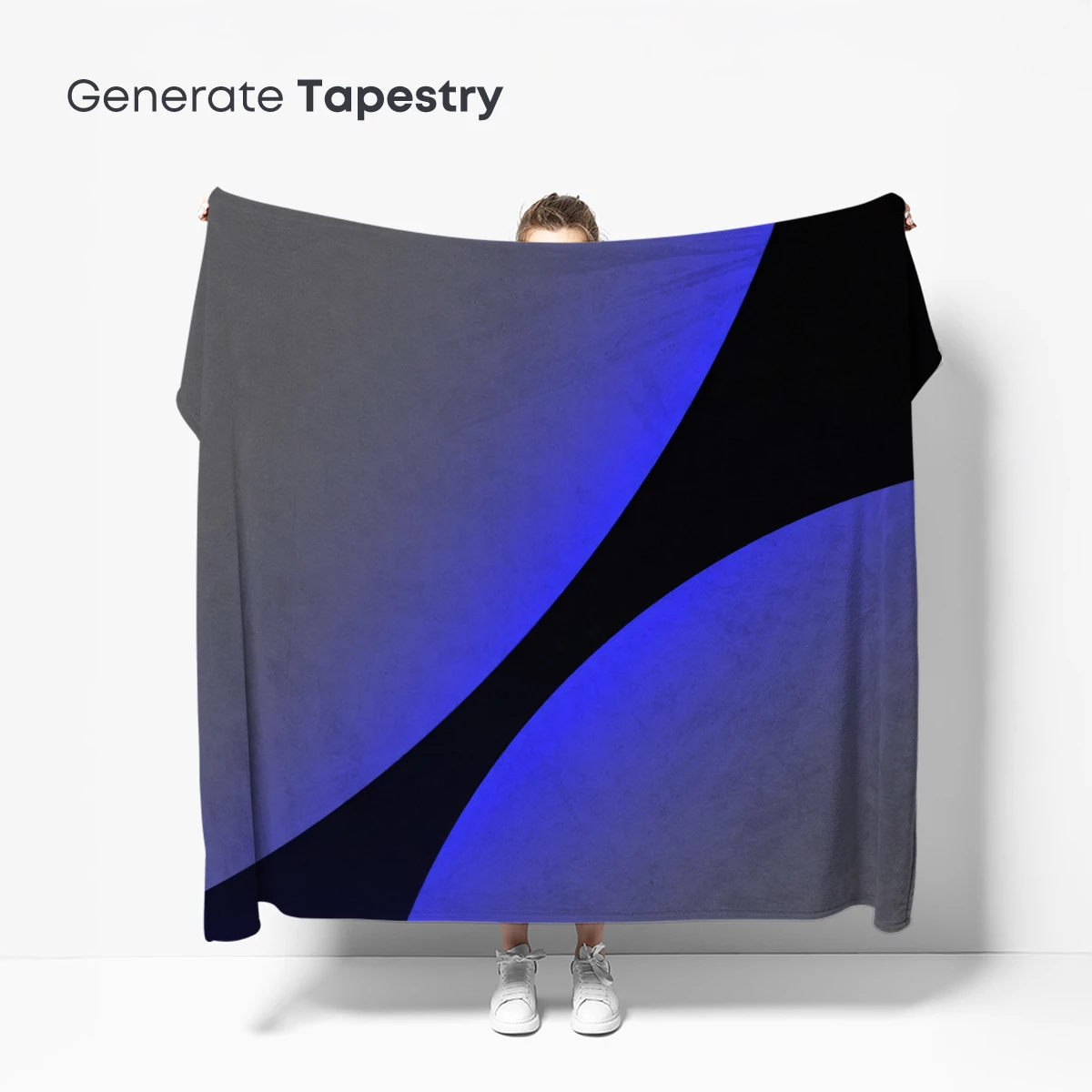 Eclipse of Serenity: Gradient Blues in Abstract Harmony - Image 5