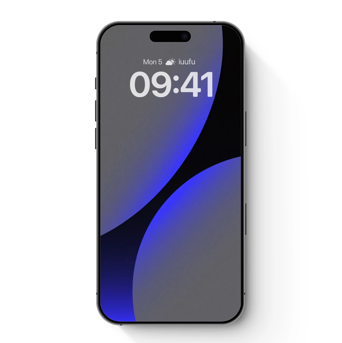 Eclipse of Serenity: Gradient Blues in Abstract Harmony