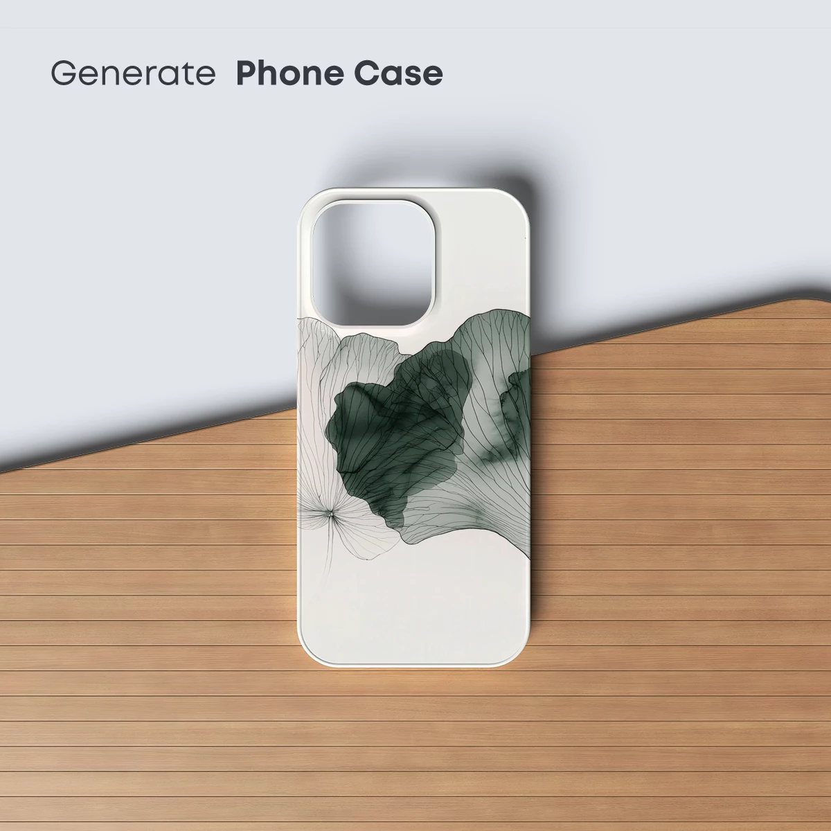 Ink Whisper: Ethereal Ginkgo Leaves in Monochrome - Image 3