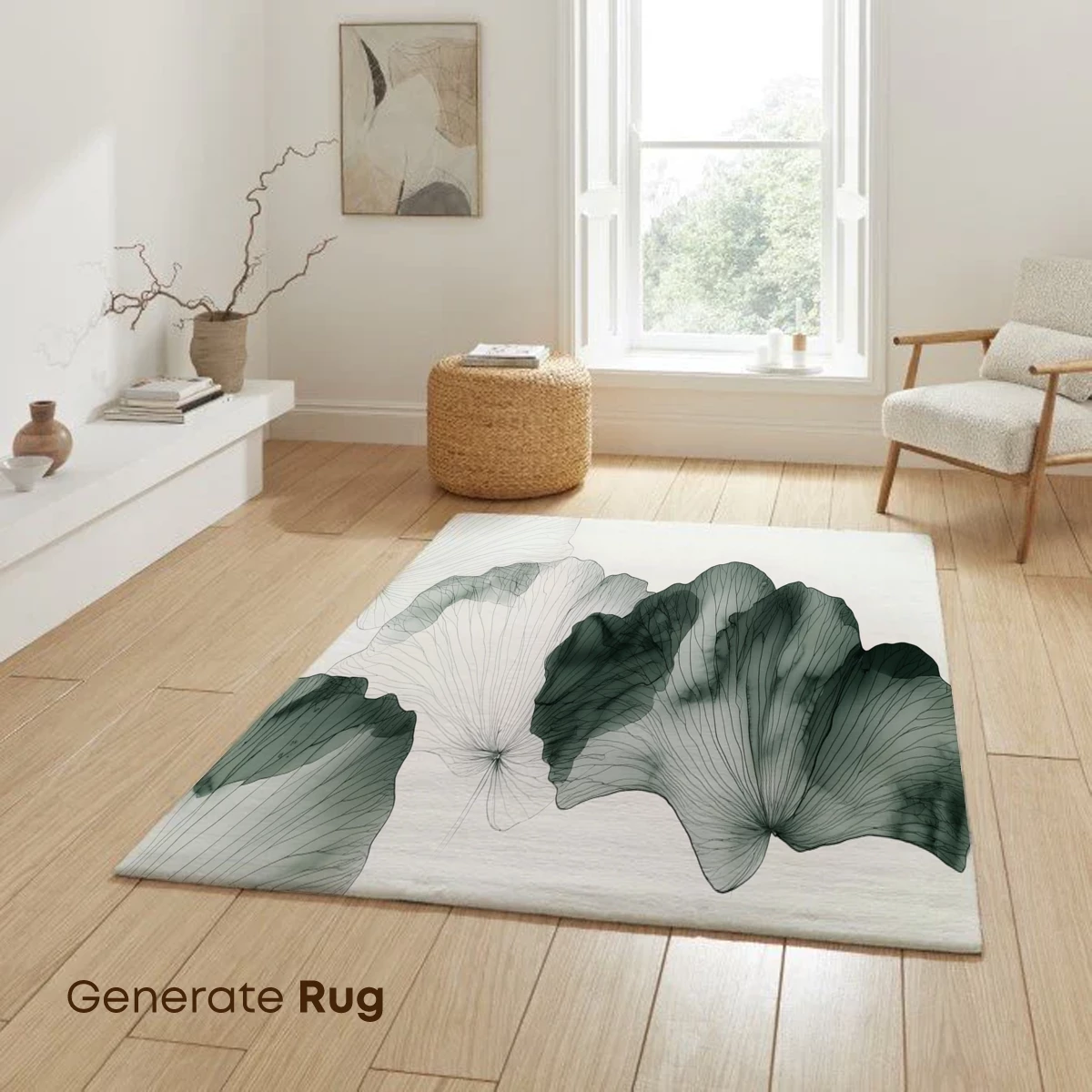 Ink Whisper: Ethereal Ginkgo Leaves in Monochrome - Image 6