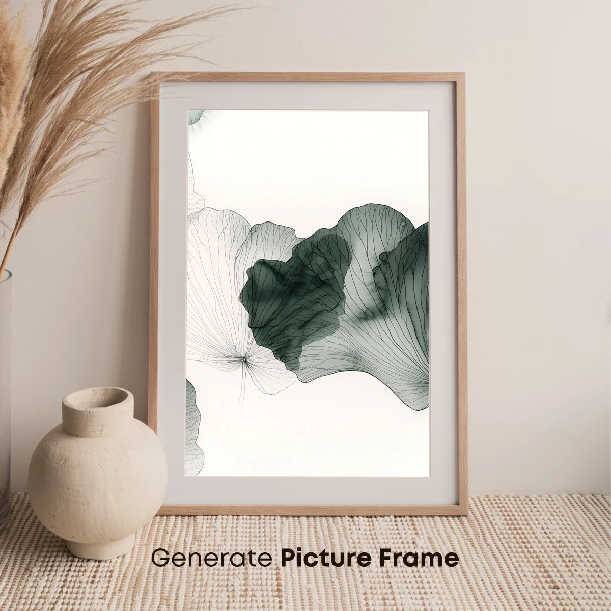 Ink Whisper: Ethereal Ginkgo Leaves in Monochrome - Image 7