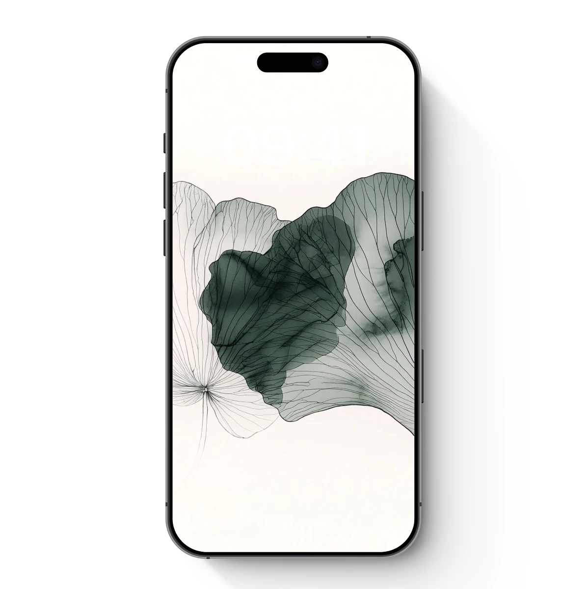 Ink Whisper: Ethereal Ginkgo Leaves in Monochrome Ink Whisper: Ethereal Ginkgo Leaves in Monochrome