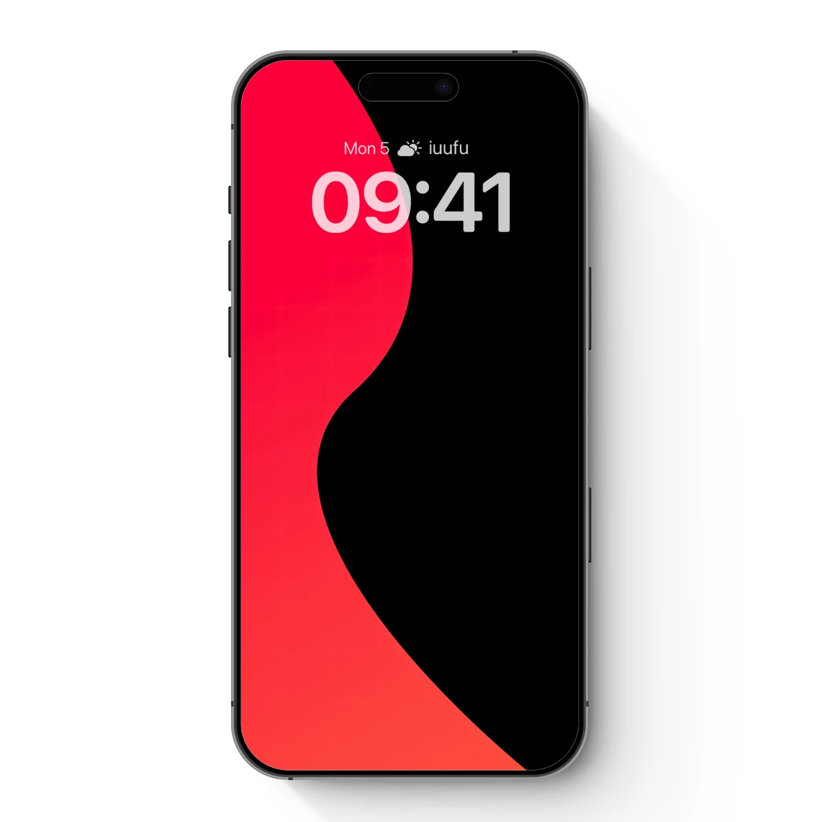 Eclipse of Colors: Red and Black Abstract Harmony