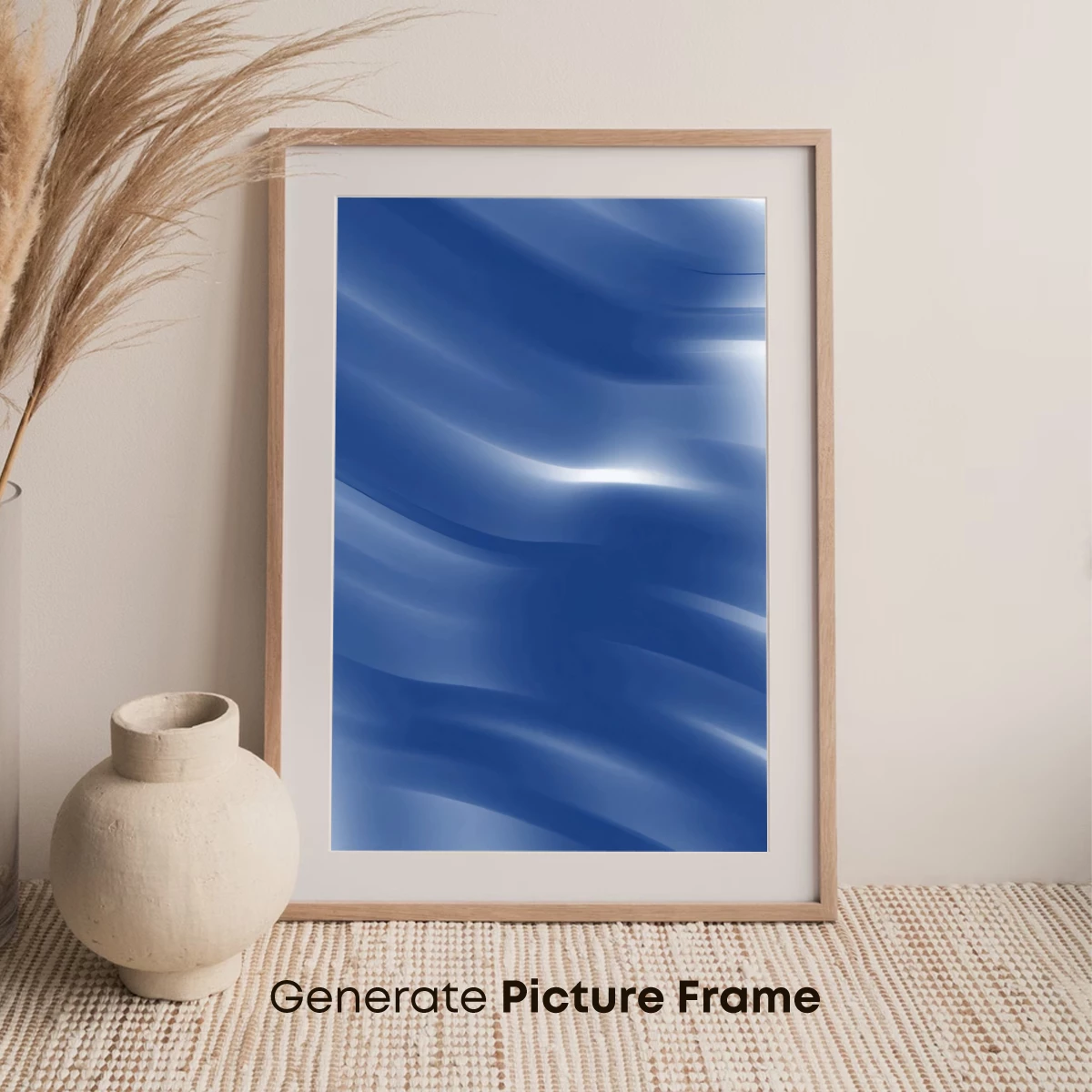 Ethereal Blue Waves: A Digital Symphony of Flow - Image 7