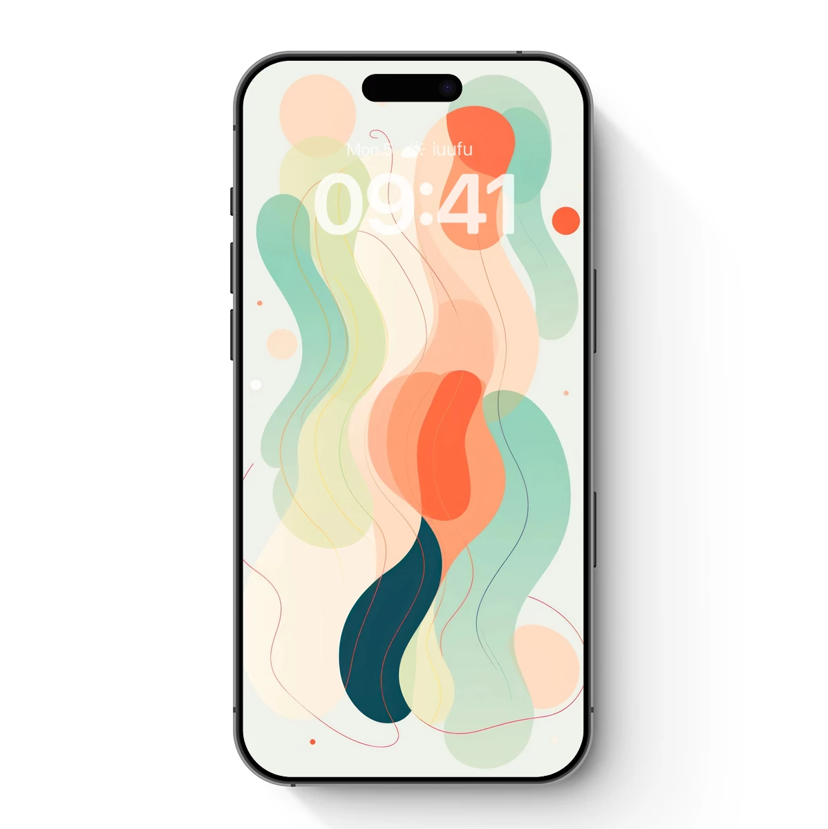 Fluid Harmony: Abstract Waves in Pastel Palette