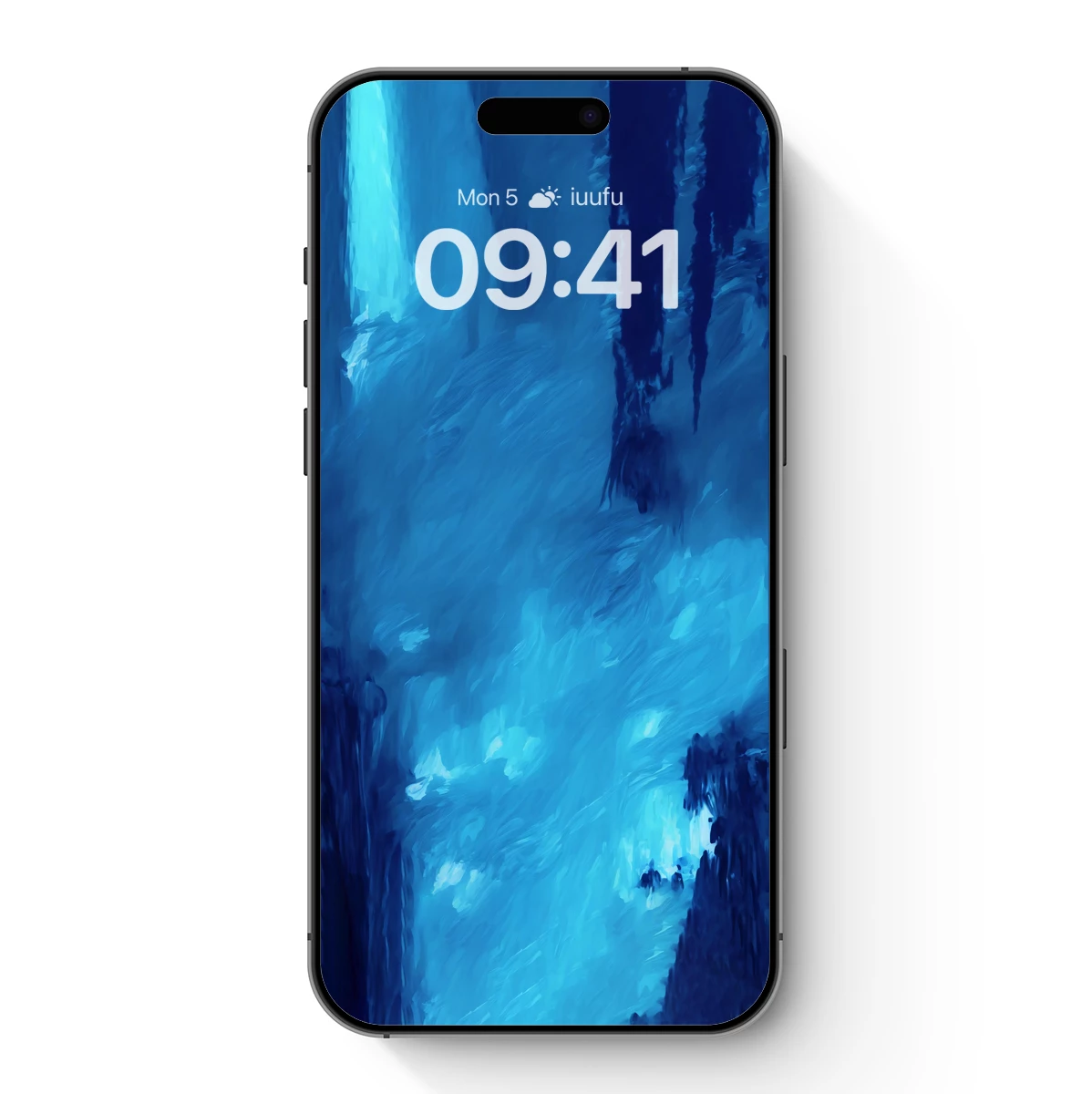 Azure Abyss: Ethereal Ice Cavern