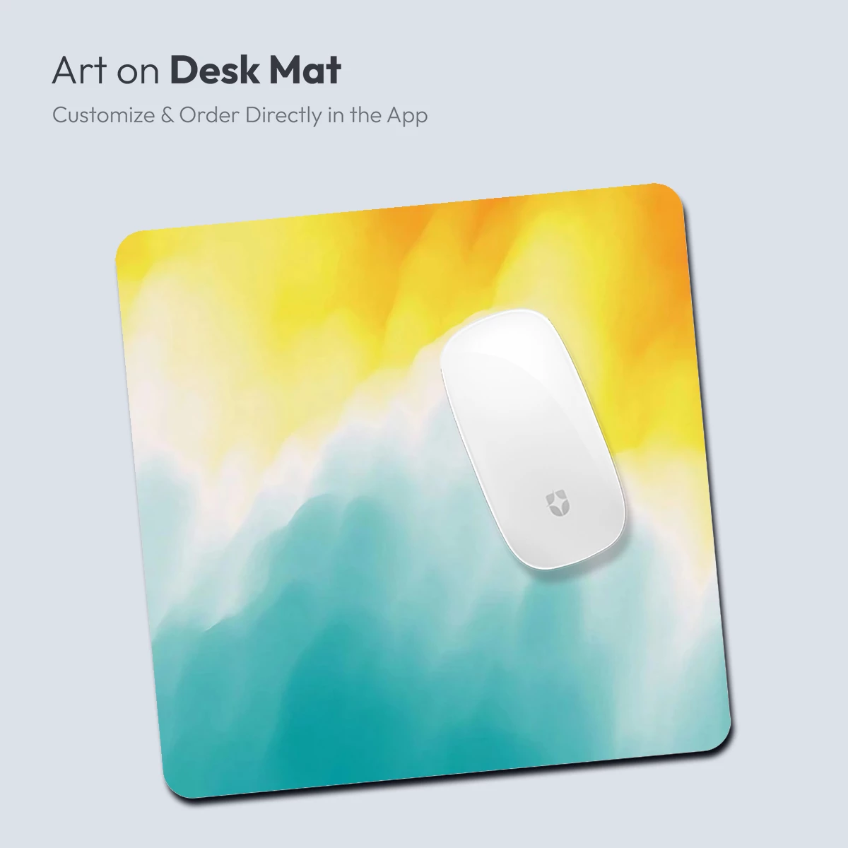 Abstract Sunset Waves: Fusion of Warm and Cool Tones - Image 3