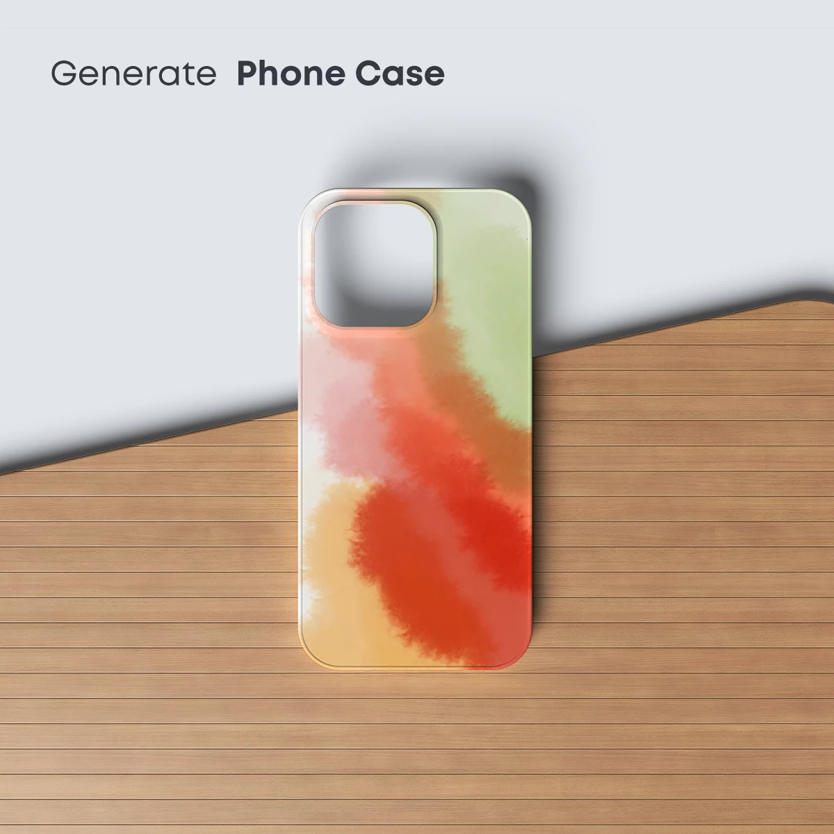 Abstract Color Fusion: Warm Hues Dance - Image 3