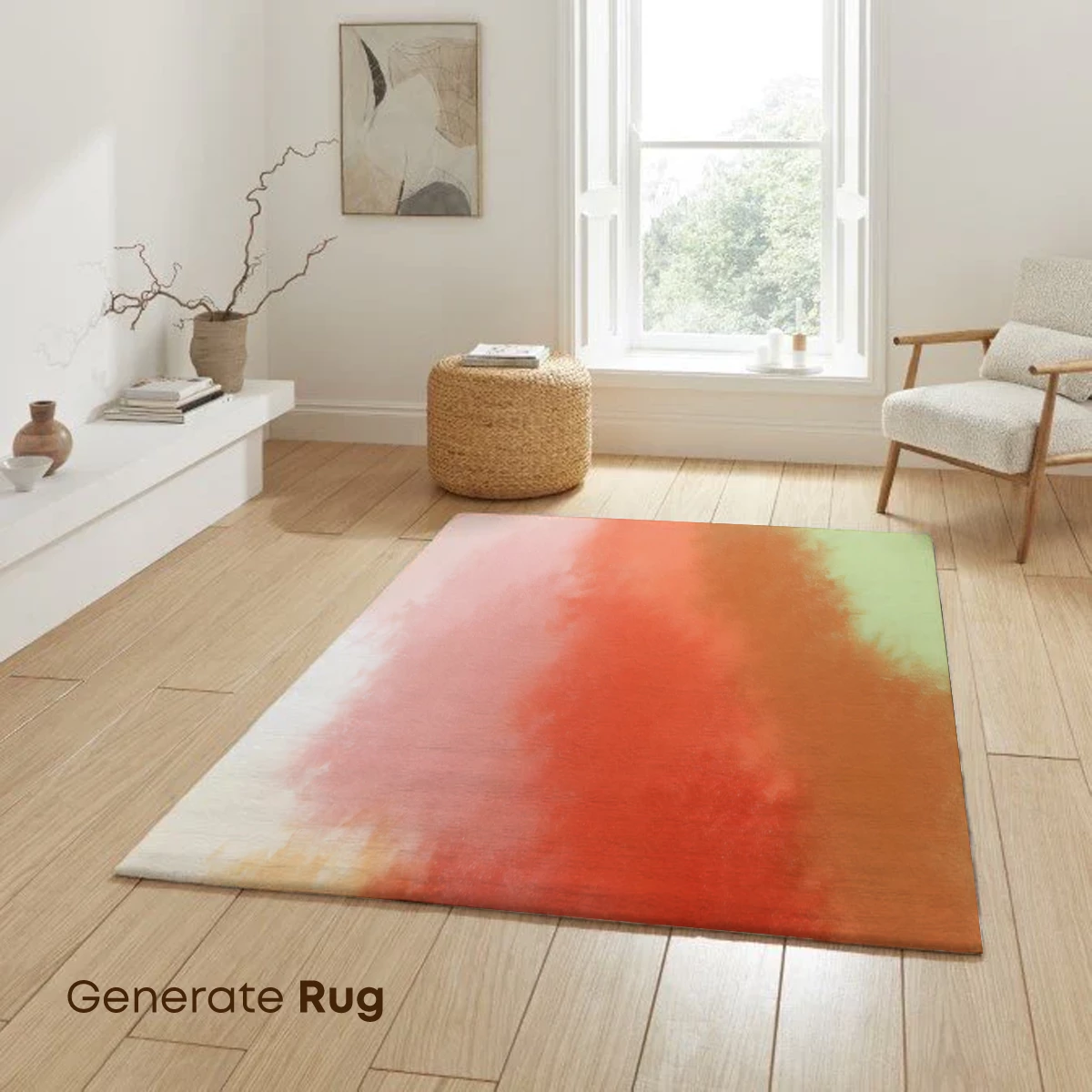 Abstract Color Fusion: Warm Hues Dance - Image 6