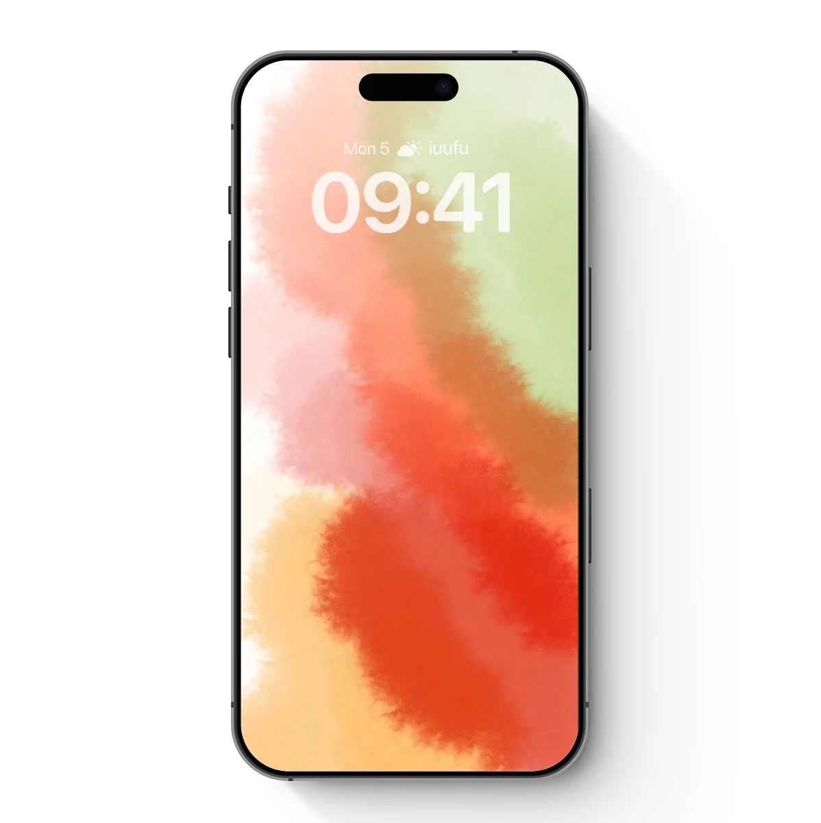 Abstract Color Fusion: Warm Hues Dance