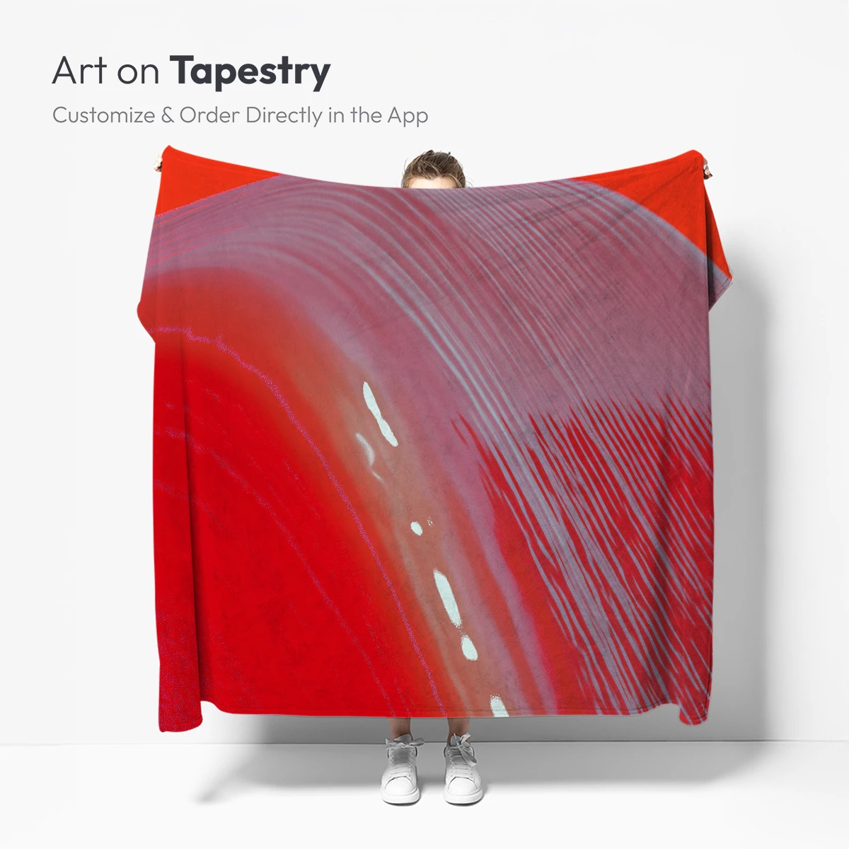 Crimson Wave: Abstract Fluid Dynamics - Image 5