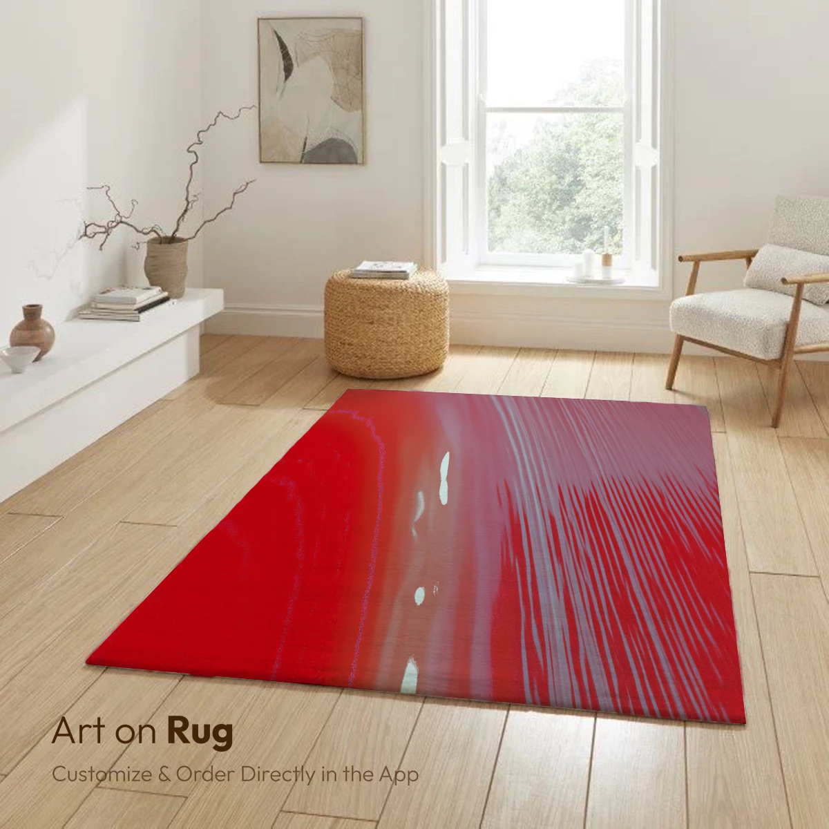 Crimson Wave: Abstract Fluid Dynamics - Image 6