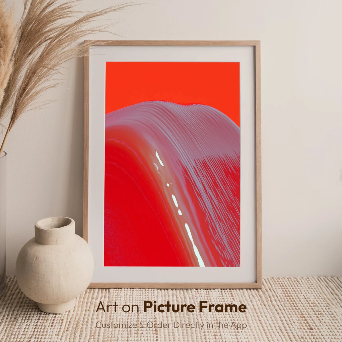 Crimson Wave: Abstract Fluid Dynamics - Image 7